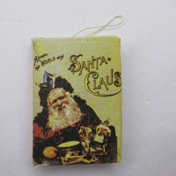 3 Mini Book Christmas Ornaments Nutcracker Suite & 12 Days of Christmas, Santa - Picture 13 of 16